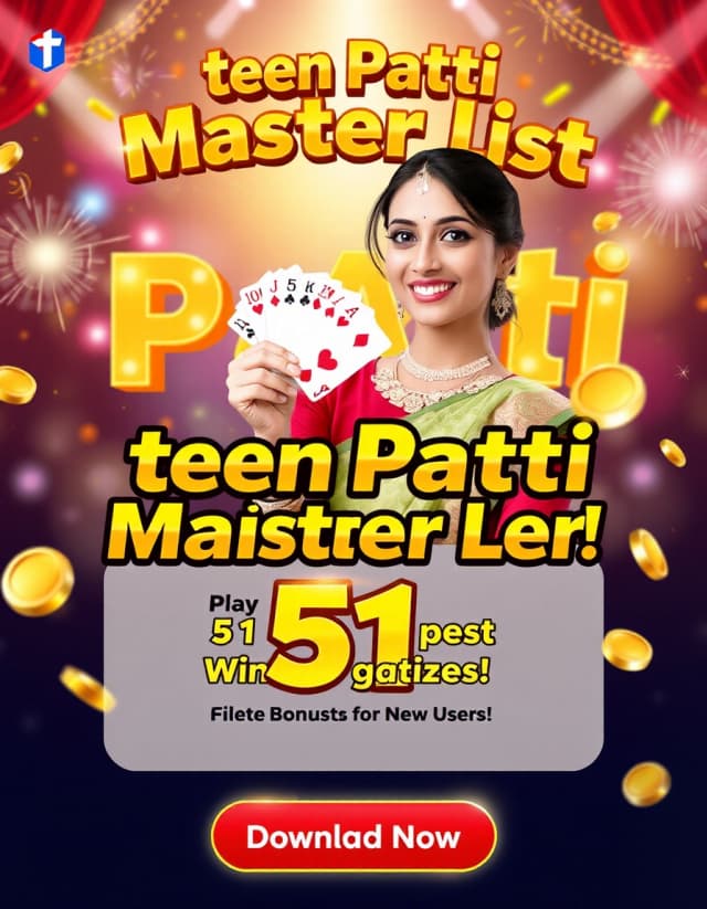 Teen Patti Master List Banner